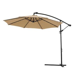 Sombrilla Con Brazo Mas Led