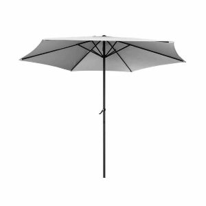 Sombrilla De Jardin 3.0m Gris