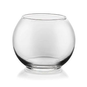 Florero Vidrio Pecera D10X8CM 4651884