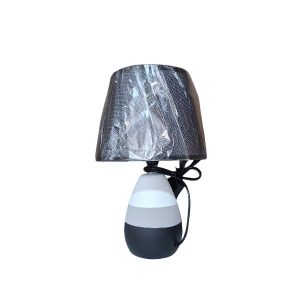 Lampara Veladora de Ceramica Blanco/Gris/Negro Lam001