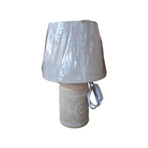 Lampara Veladora de Ceramica Beige Lam003