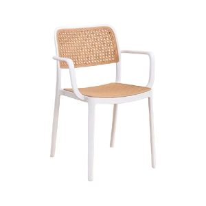 Silla Con Posabrazos Clasica Blanco