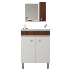 Mueble De Baño 3 Puertas Y Espejo Palermo