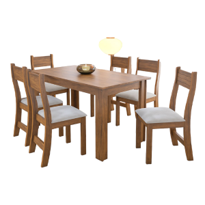 Juego De Comedor 6 Sillas Azul