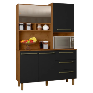 Kit de Cocina Absoluto Linea Zambia Cinamomo/Negro