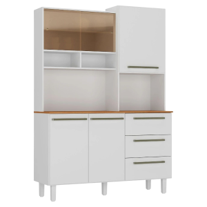 Kit de Cocina Absoluto Linea Zambia Blanco / Cinamomo