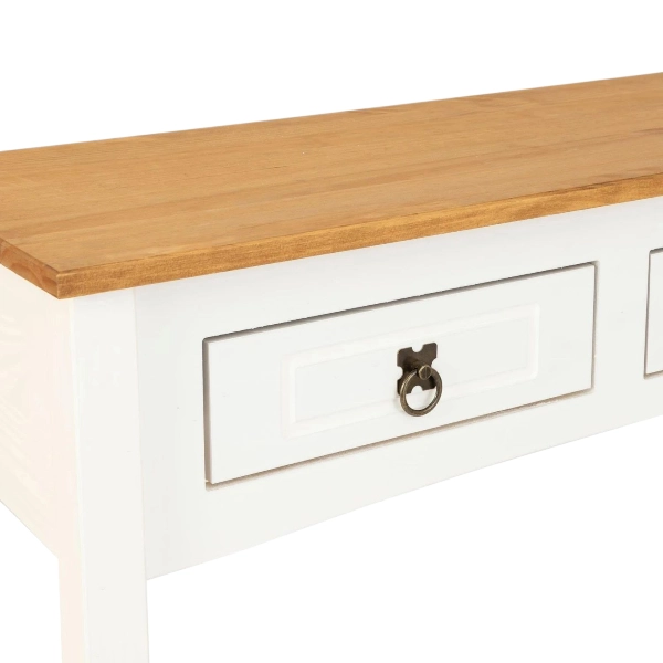 Aparador 2 Cajones Linea Mexicana MEX012 Blanco - Imagen 3