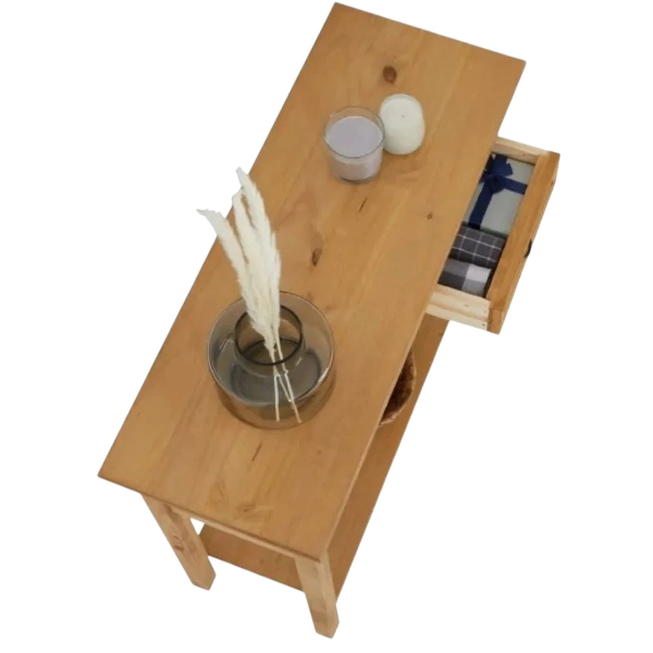 Aparador 2 Cajones Linea Mexicana MEX012 Natural - Imagen 2