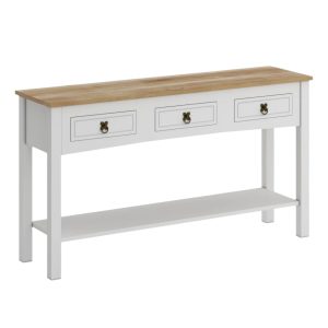 Aparador 3 Cajones Linea Mexicana MEX013 blanco