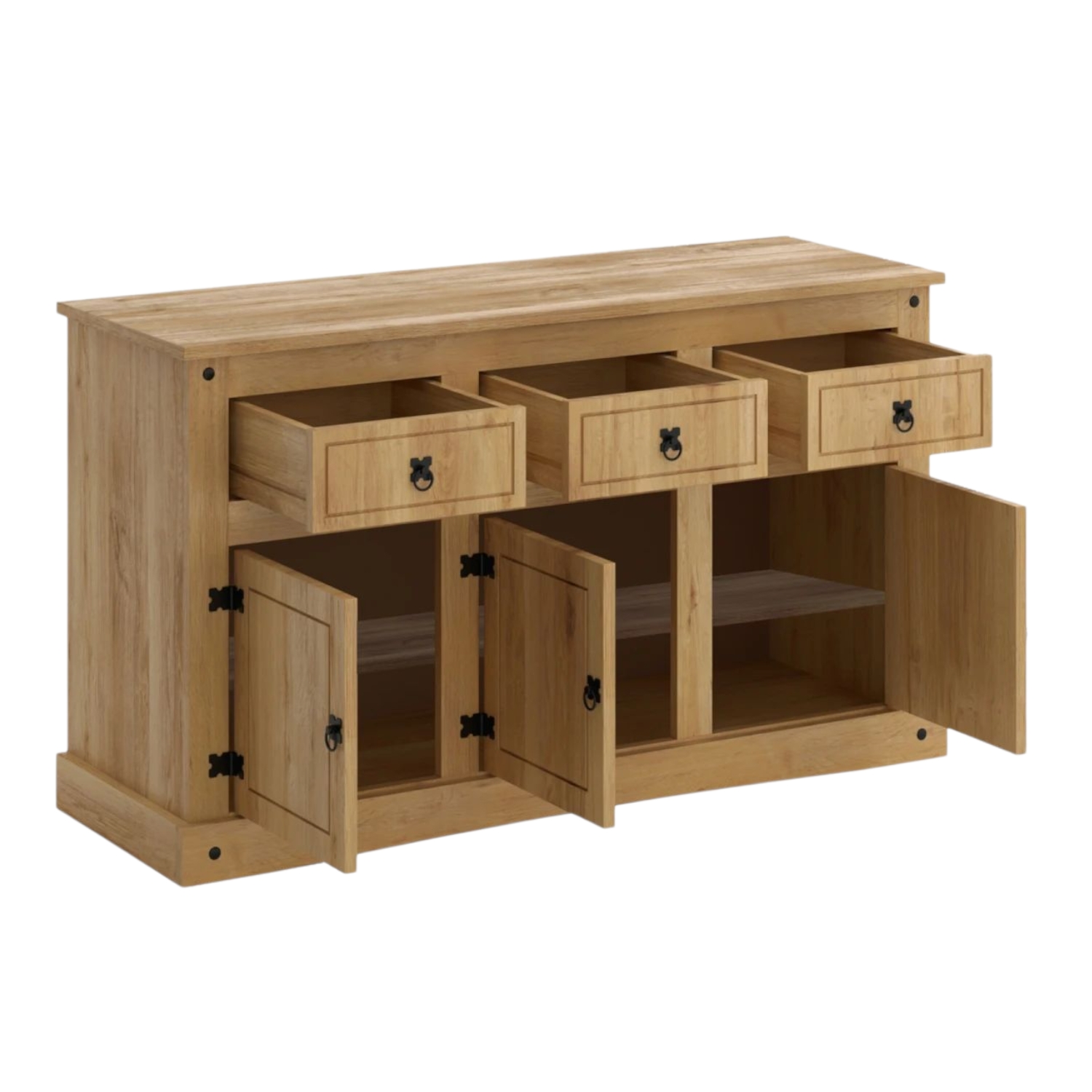 Aparador 3+3 Linea Mexicana MEX011 Natural - Imagen 2