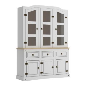 Modular Cristalero 6P + 3C Línea Mexicana MEX009 Blanco