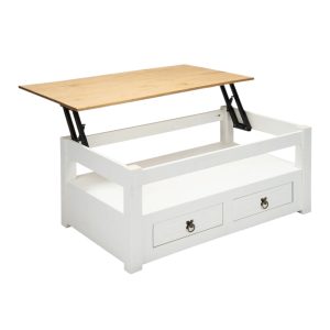 Mesa de Living Articulada Linea Mexicana MEX040 Blanco