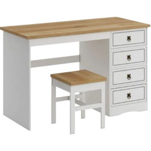 Escritorio 4 Cajónes Línea Mexicana Mex005 Blanco