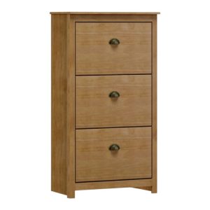 Zapatera 3 Cajones Linea Colonial Freijo 3427F