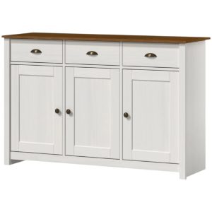 Aparador Linea Colonial 3P+3C Blanco/Freijo 3430BF