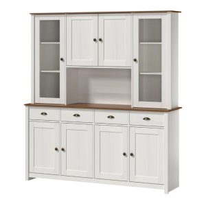 Cristalero 8P+4C Linea Colonial Blanco/Freijo 3434BF