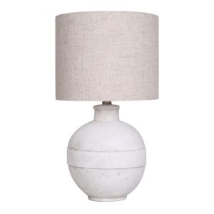 Lampara De Mesa Ceramica Grecia ML234508-WH