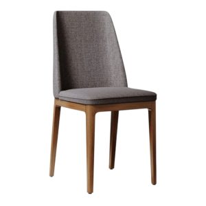 Silla De Comedor City Linea Manhattan Lino Gris 642