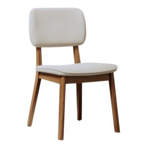 Silla de Comedor Classic Tela Boucle Natural 46