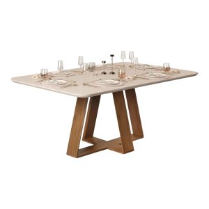 Mesa De Comedor Celeste 1.60 Beige