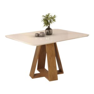 Mesa De Comedor Celeste 1.20 Beige
