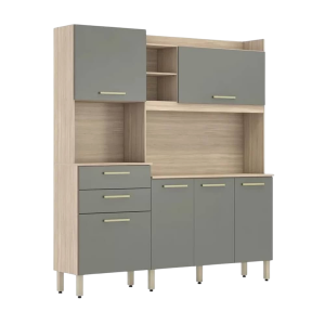 Kit De Cocina Select Avena/Grafito