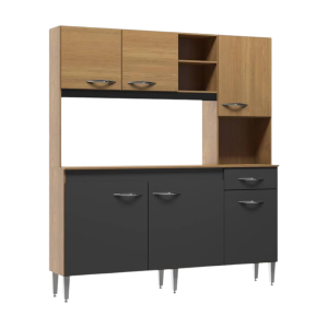 Kit De Cocina Malibu 584 Miel/Grafite