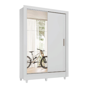 Ropero 2 Puertas Corredizas Belgica Blanco