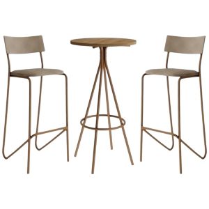 Desayunador Con Butacas Onix Rose