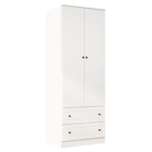 Ropero 2 Puertas Linea Americana Blanco 12070