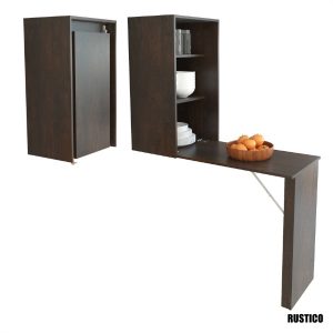 Mesa Plegable Pared Desayunador – 3106 Rustico