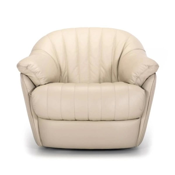 Butaca Paris 100% Cuero Arena - Imagen 2