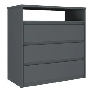 Comoda 3 Cajones South Plus Grafito 102632