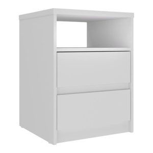 Mesa de Luz 2 Cajones South Plus Blanco 10270