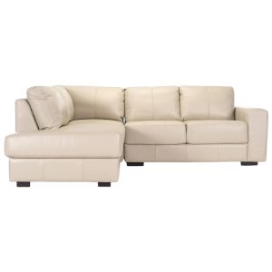 Sofa Esquinero 100% Cuero Lux Arena