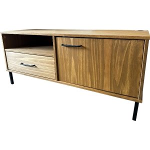 Rack de TV 1C+1P Linea Industrial Miel