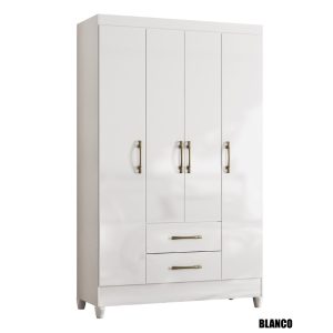 Ropero 4 Puertas Paraty Blanco
