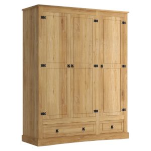 Ropero 3 puertas Linea Mexicana MEX031 Natural