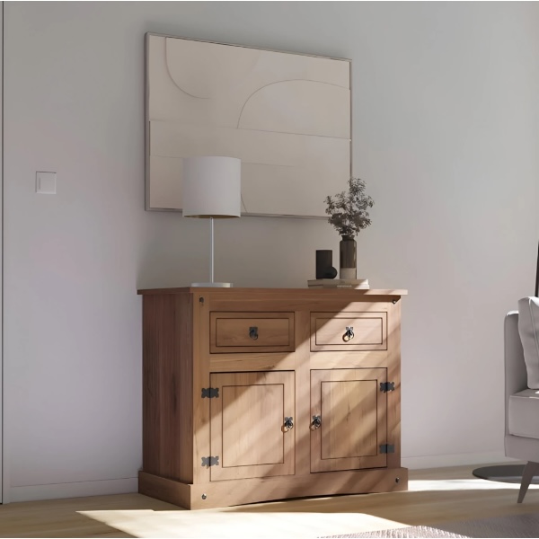 Aparador 2+2 Linea Mexicana Mex010 Nogal - Imagen 3