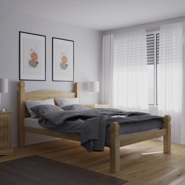 Cama 2 Plazas Linea Mexicana MEX024 Natural - Imagen 2