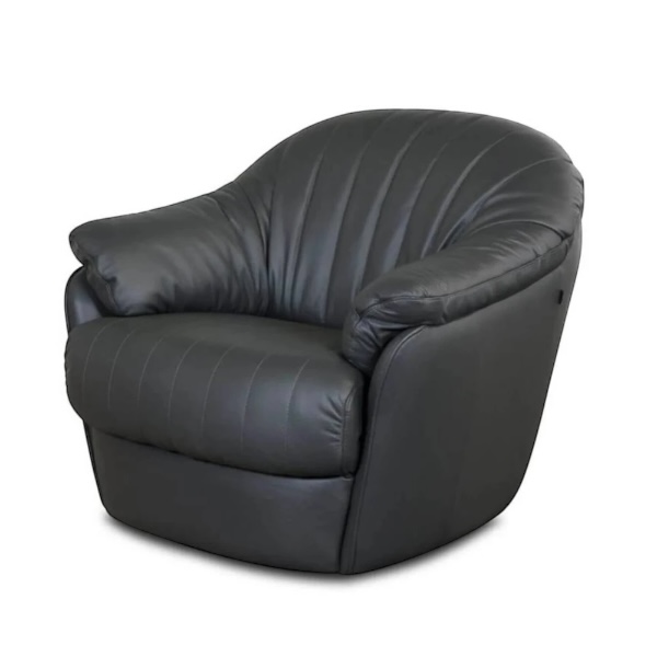 Butaca Paris 100% Cuero Negro