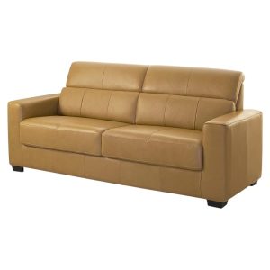 Sillón 100% Cuero 2 Cuerpos Sublime Camel