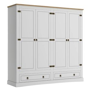 Ropero 4 Puertas Linea Mexicana MEX032 Blanco