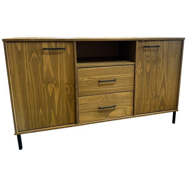 Aparador Industrial 2 Puertas 2 Cajones Miel - Imagen 4