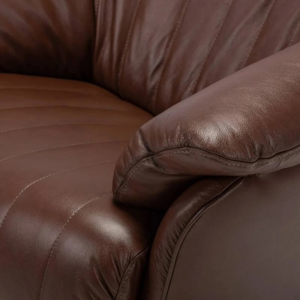 Butaca Paris 100% Cuero Caramelo - Imagen 2