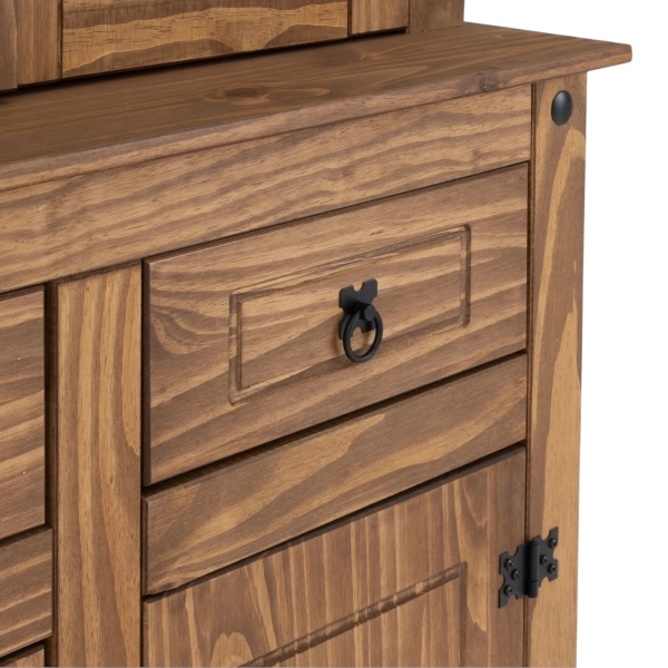 Modular Cristalero 4P+2C Linea Mexicana - MEX008 Nogal - Imagen 4