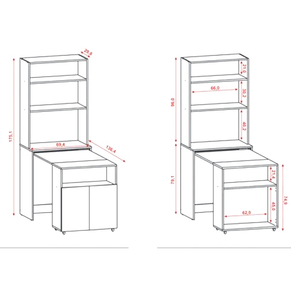 Desayunador Duo 2522 Blanco - Imagen 5