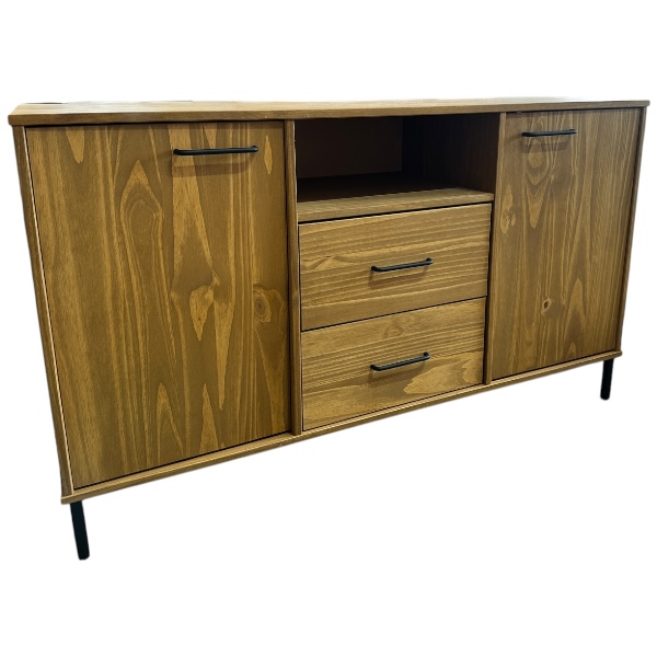 Aparador Industrial 2 Puertas 2 Cajones Miel