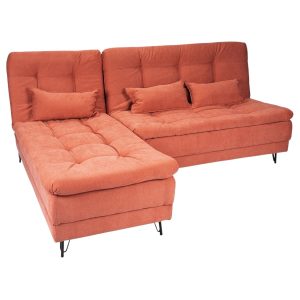 Sofá Cama con Chaise Nice Terracota