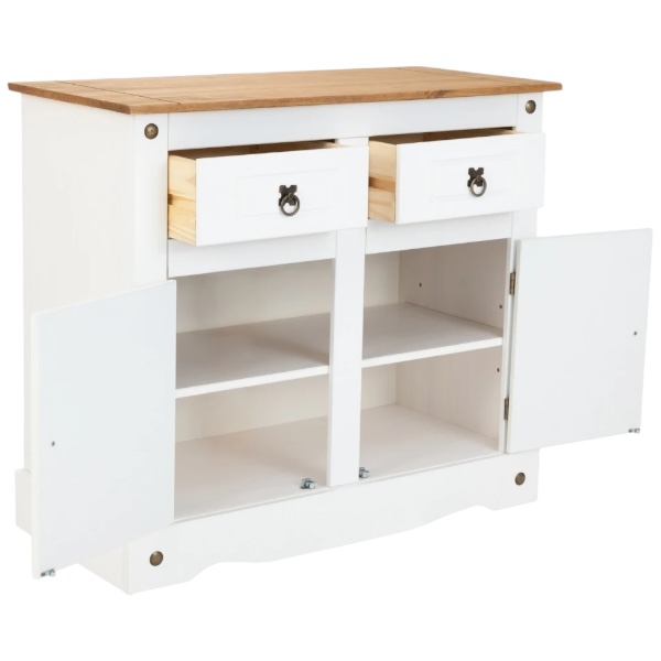 Aparador 2+2 Linea Mexicana Mex010 Blanco - Imagen 2